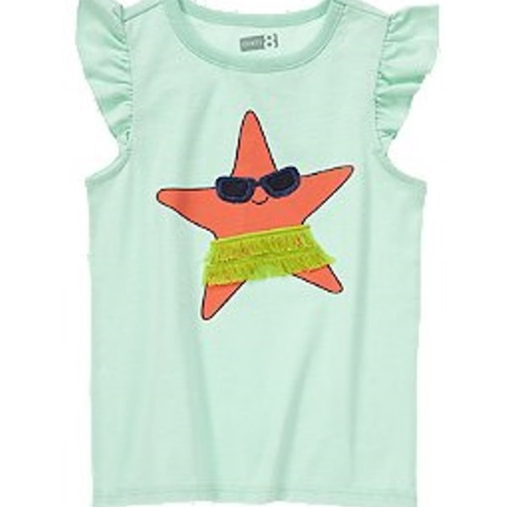 Crazy 8"SURF ISLAND" Hula Starfish Tank